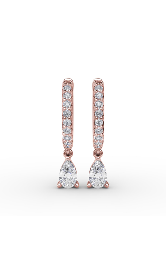 Fana Diamond Fashion Earrings ER5066-14kt-Rose