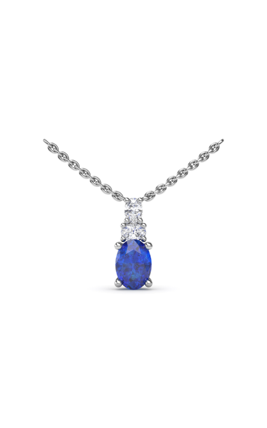 Fana Color Fashion Necklace N1852S-14kt-White