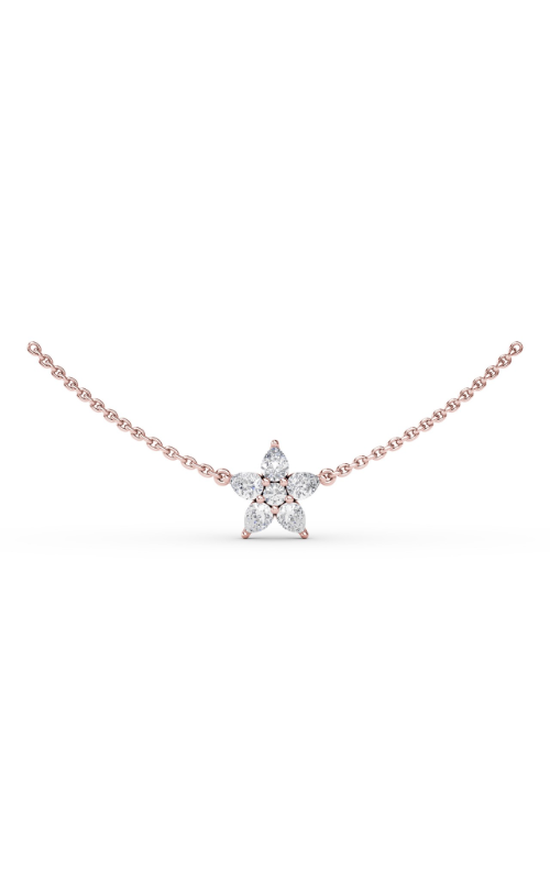 Fana Diamond Fashion Necklace N4974-14kt-Rose