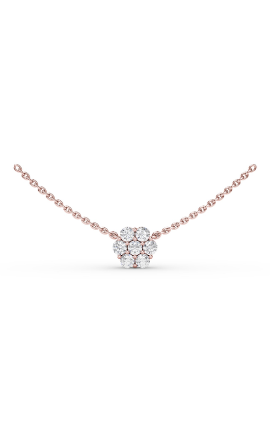 Fana Diamond Fashion Necklace N5031-14kt-Rose