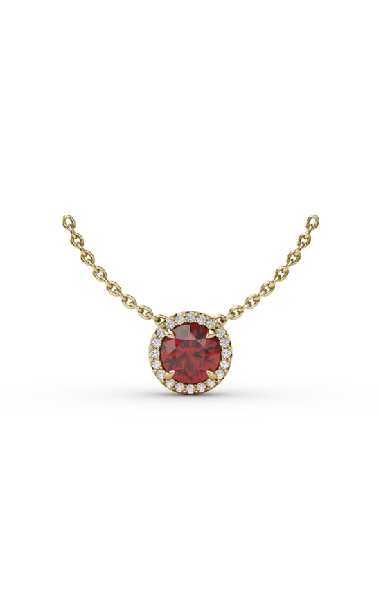 Fana Color Fashion Necklace P7003R-14kt-Yellow