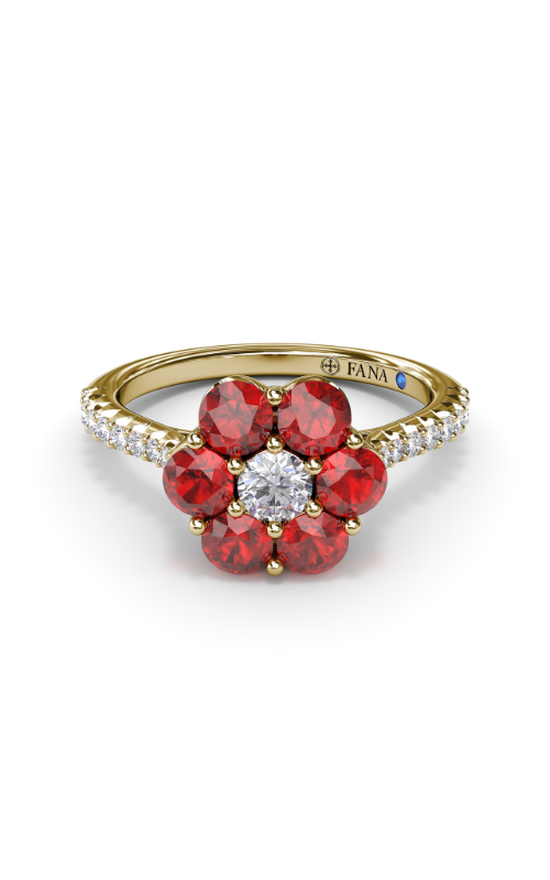 Fana Color Fashion Ring R5032R-14kt-Yellow