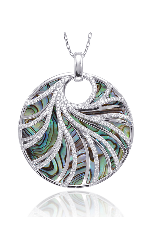 Frederic Sage Natural Shells Necklace P3668A-4-WGAL