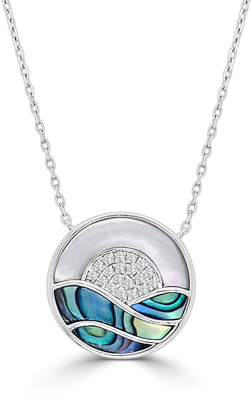 Frederic Sage Natural Shells Necklace P3282AW-4-WAW