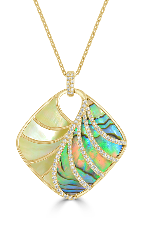 Frederic Sage Natural Shells Necklace P3293AY-4-YAYM