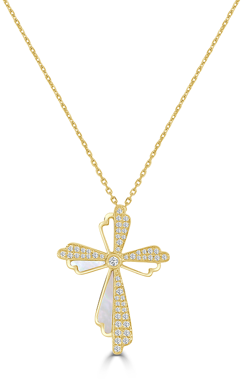 Frederic Sage Natural Shells Necklace P3752W-4-YWM