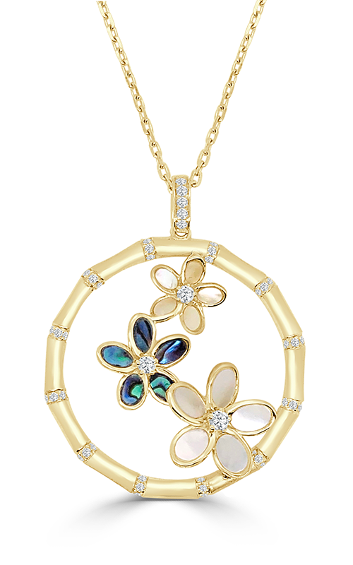 Frederic Sage Gemstones Necklace P3820YAW-4-YG
