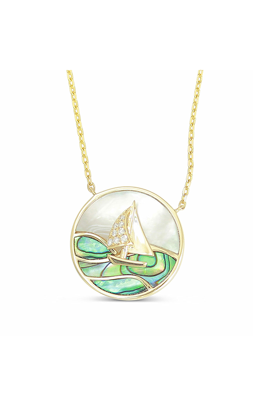 Frederic Sage Gemstones Necklace P3723AW-4-YAM