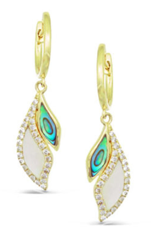 Frederic Sage Natural Shells Earring E2491AW-4-YAWM