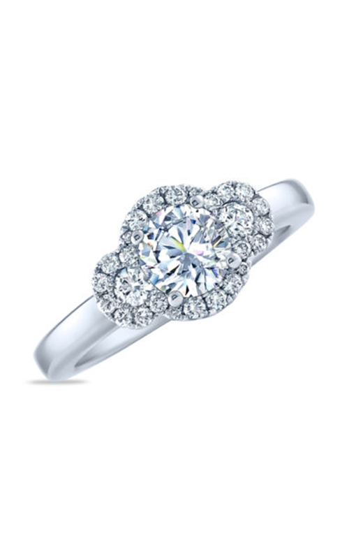 Frederic Sage Halo Engagement Ring RM4010-4-W
