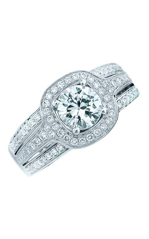Frederic Sage Halo Engagement Ring RM109-W