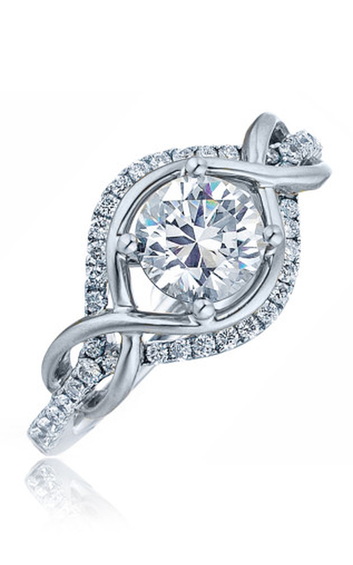 Frederic Sage Halo Engagement Ring RM4207-4-W