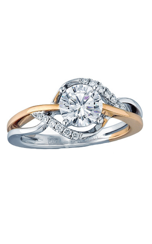 Frederic Sage Halo Engagement Ring RM4214-4-PW