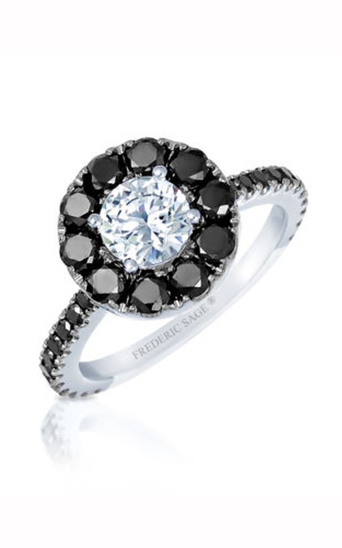 Frederic Sage Halo Engagement Ring RM4588KW-75-4W