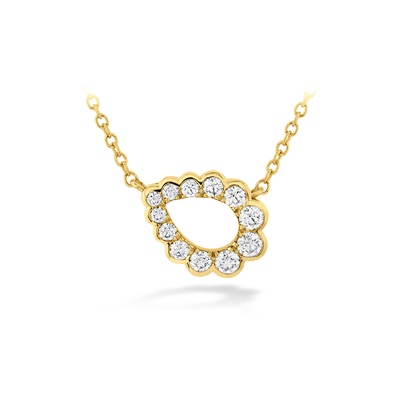 Hearts on Fire Aerial Regal Scroll Teardrop Necklace HFNAREGST00308Y Hearts on Fire Aerial Regal Scroll Teardrop Necklace HFNAREGST00308Y