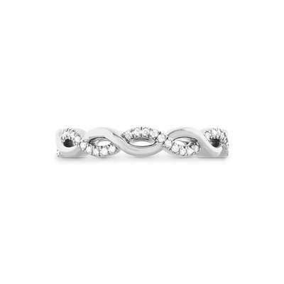 Hearts on Fire Destiny Lace Twist Eternity Band HBADSTLACTPL-Z75-C