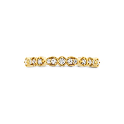 Hearts on Fire Isabelle Teardrop Milgrain Diamond Band HBAISATRM00198Y-C