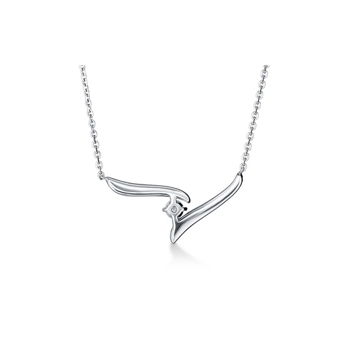 Hearts On Fire Vela Crossover Pendant UU2646 : 0.30 : 18 : 18KW : GH/VS" thumbnail 3