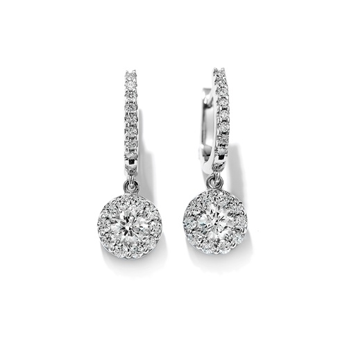 Hearts On Fire Fulfillment Diamond Drop Earrings LDFS01128W