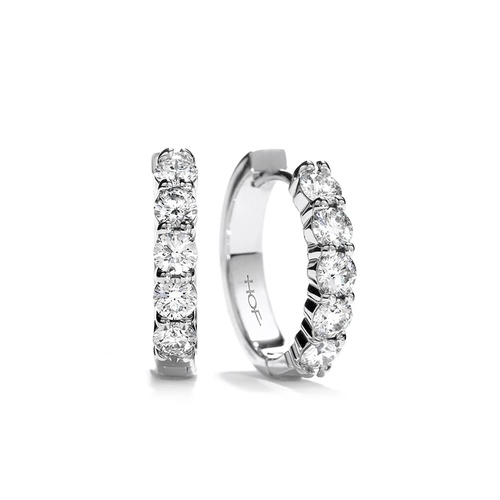 Hearts on Fire Small Mini Hoop Earrings HFESH301858W thumbnail 1