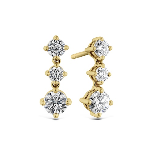 Hearts on Fire Cascade Mini Drop Earrings HFECASMD00948Y thumbnail 1