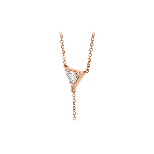 Hearts on Fire Triplicity Triangle Lariat Necklace HFNTRIL00428R thumbnail 2