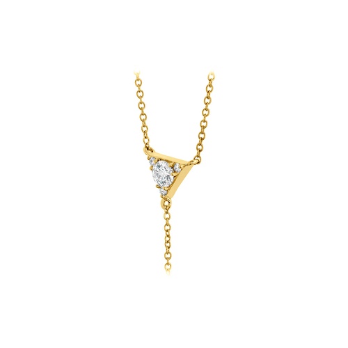 Hearts on Fire Triplicity Triangle Lariat Necklace HFNTRIL00428Y thumbnail 2