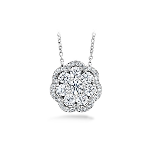Hearts on Fire Aurora Cluster Pendant HFPAURC01458W-C thumbnail 1