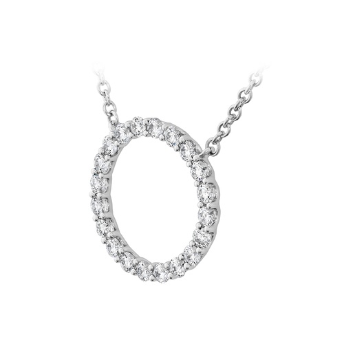Hearts on Fire Signature Circle Pendant HFPSIGC00408W thumbnail 2