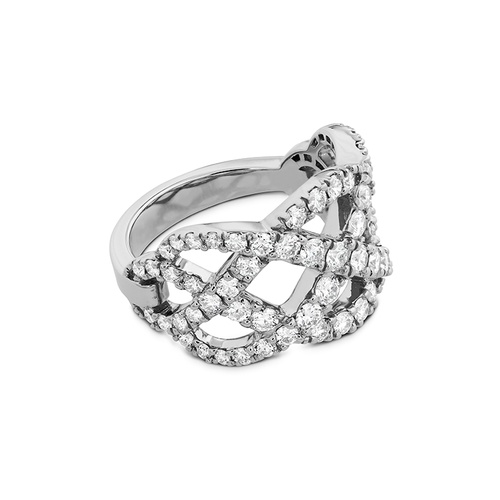 Hearts on Fire Intertwining Diamond Right Hand Ring HFRINTW01508R thumbnail 3