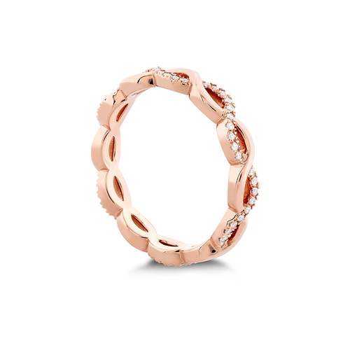 Hearts on Fire Destiny Lace Twist Eternity Band HBADSTLACT8R-Z60-C thumbnail 2