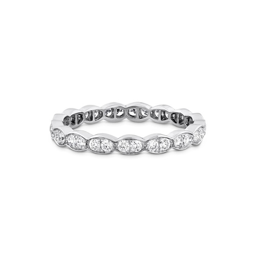 Hearts on Fire Lorelei Floral Eternity Band HBAFLORELPL-Z75-N thumbnail 3