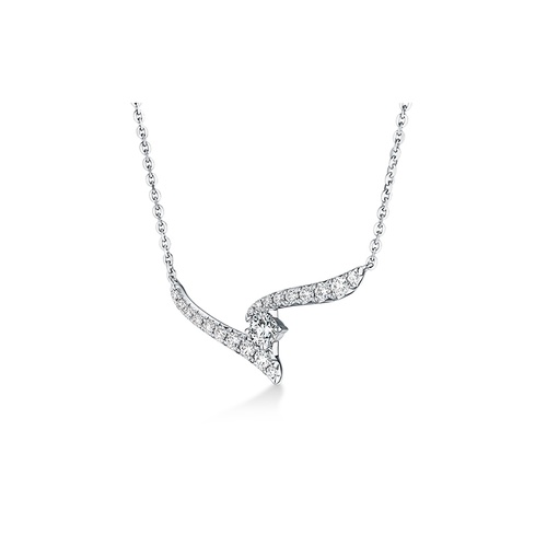 Hearts On Fire Vela Crossover Pendant UU2646 : 1.00 : 18 : 18KW : GH/VS" thumbnail 2