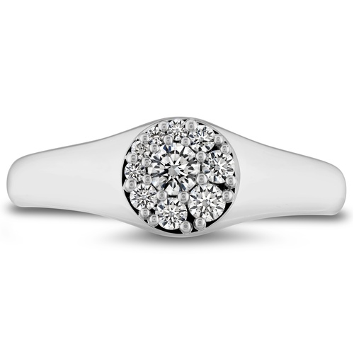 18K Rose Gold Hearts on Fire   Ring