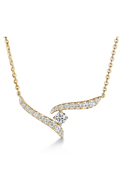 Hearts On Fire Vela Crossover Pendant UU2646 : 0.30 : 18 : 18KY : GH/VS"
