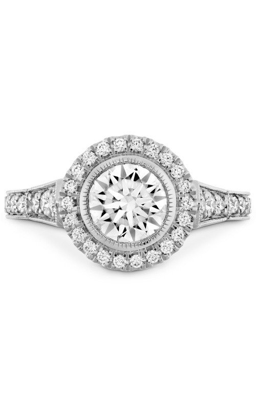 DecoChic 18K Rose Gold Engagement Ring HBSDECHOF00308RA-C