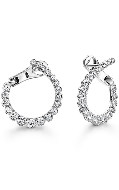 Hearts on Fire Aerial Regal Diamond Hoops HOOPAERS0098PL