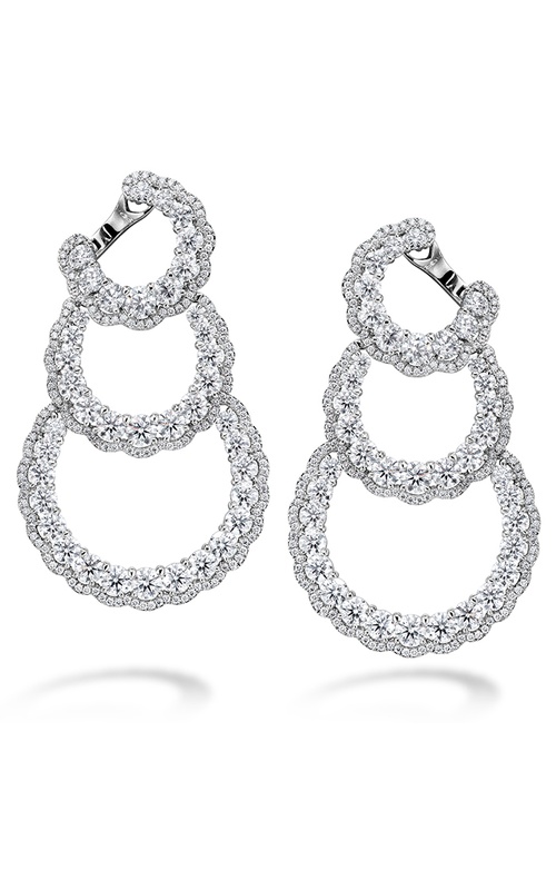 Hearts on Fire Aurora Triple Tier Hoop Earrings HFEAURTT1384PL-C