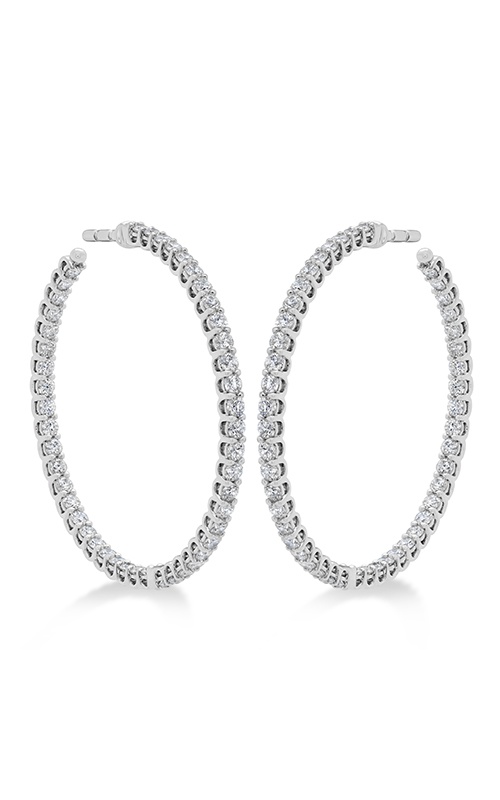 Hearts on Fire Signature Inside Out Hoop HOOPHOFDIO02228W