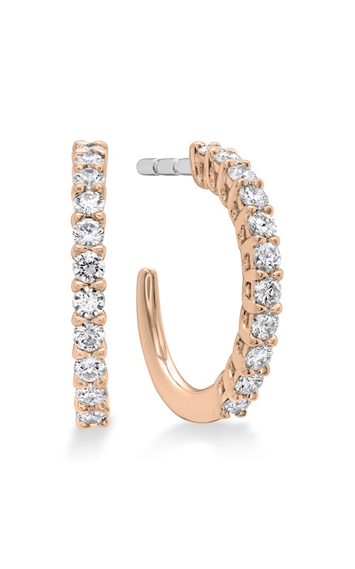 Hearts on Fire Signature Round Hoop Earrings HOOPSIGR00168R