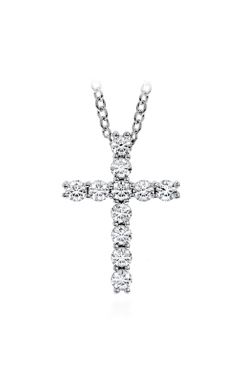 Hearts on Fire Whimsical Cross Pendant Necklace HFPWCS00158W