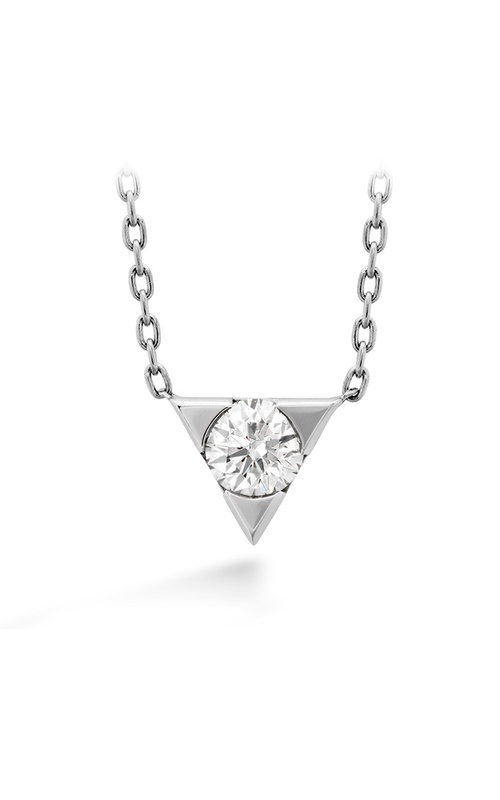 Hearts on Fire Triplicity Single Diamond Pendant HFPTRIPS00108W