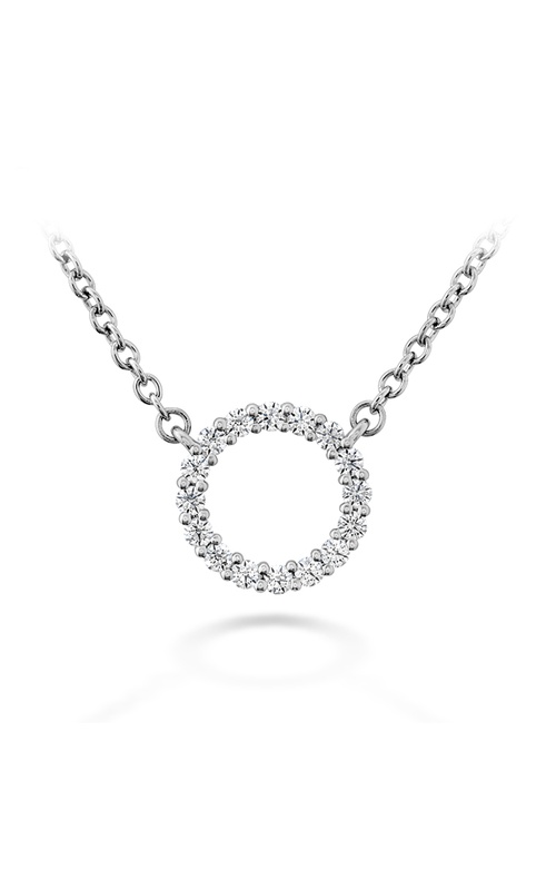 Hearts on Fire Signature Circle Pendant HFPSIGC00128W