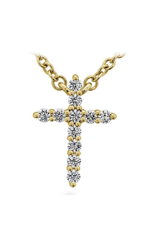 Hearts on Fire Signature Cross Pendant HFPSIGCR00118Y