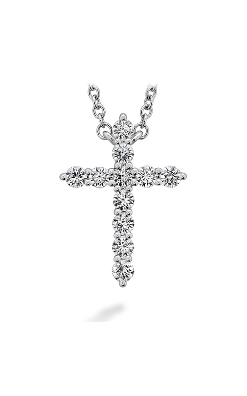 Hearts on Fire Signature Cross Pendant  HFPSIGCR00328W