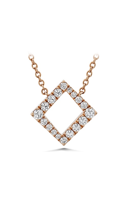 Hearts on Fire Charmed Square Pendant HFPCSQ00288R