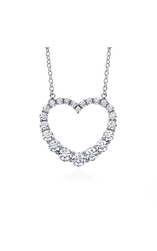 Hearts on Fire Whimsical Graduate Heart Pendant Necklace  HFPWGH01188W