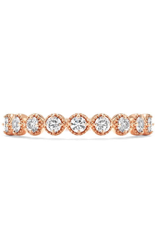 Hearts on Fire Diamond Bar Single Prong Milgrain Band HAR801496-18R