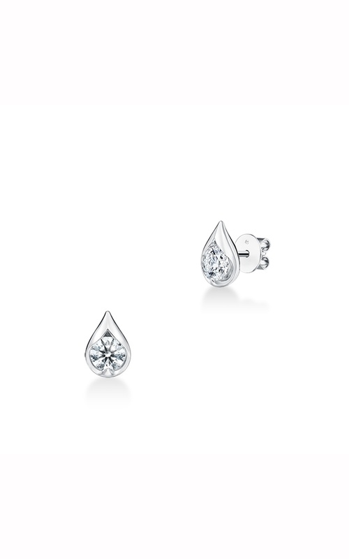 Hearts on Fire LU Droplet Studs Earrings UU2829 : 0.60 : : 18KW : IJ/VS