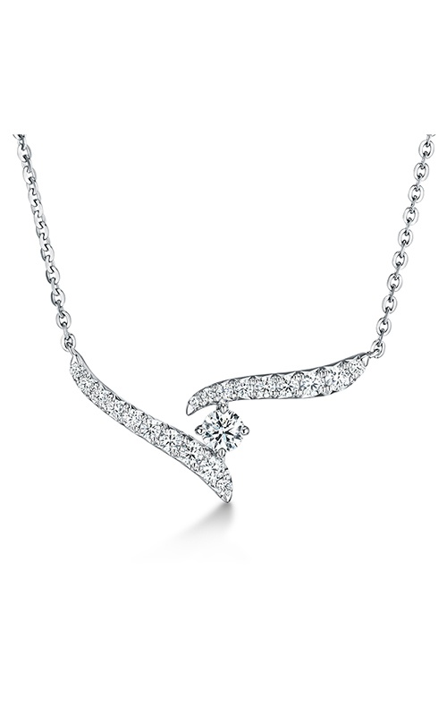 Hearts On Fire Vela Crossover Pendant UU2646 : 1.30 : 18 : 18KW : GH/VS"